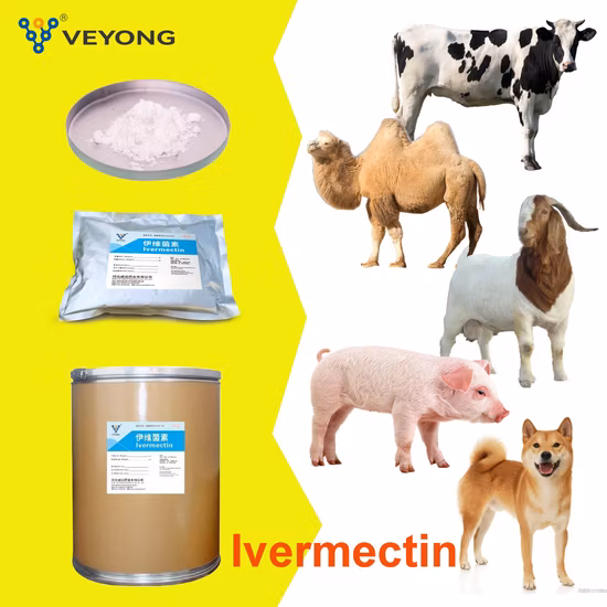 Hebei Veyong Ivermectina Ingrediente Farmacêutico Ativo Medicina Veterinária do Fabricante da China